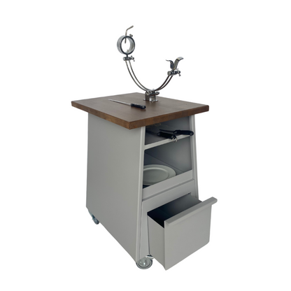 Mesa Jamonera Profesional – Corte de Jamón Móvil, Preciso y Elegante