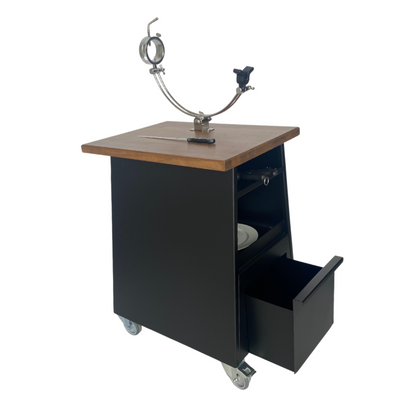 Mesa Jamonera Profesional – Corte de Jamón Móvil, Preciso y Elegante